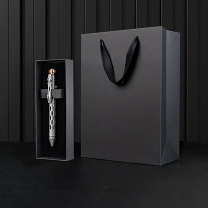Titanium Tactical Pen TITANER – Mech EDC Multi-Tool with Fidget Spinner