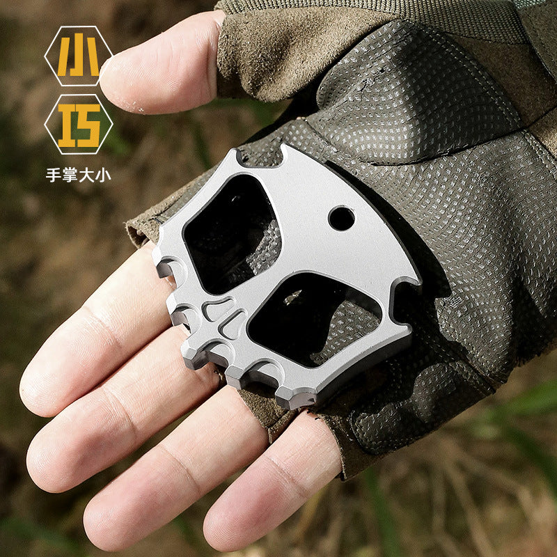 Phantom Two Finger Knuckles - Titanium Plated Bottle Opener EDC