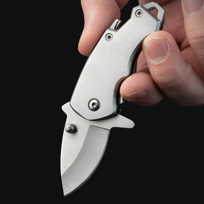 Shark Fang Mini Folding Knife - Stainless Steel Keychain EDC Utility Knife