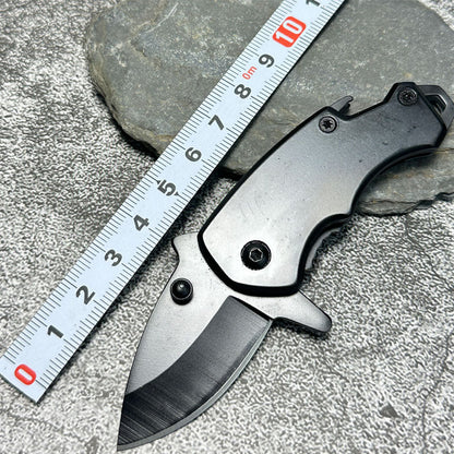 Shark Fang Mini Folding Knife - Stainless Steel Keychain EDC Utility Knife