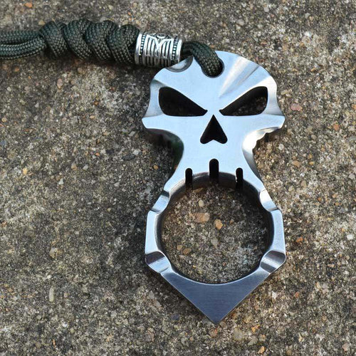 Skull Knuckles – Titanium Alloy Aerospace Grade Lightweight Self Defense EDC