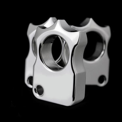 304 Stainless Steel Ultra-Thick Polished Knuckle Ring - 14mm Single Finger EDC