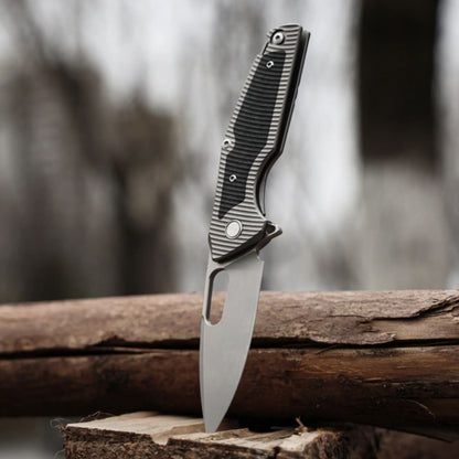 Shadow Blade Titanium EDC Knife - M390 Steel Blade with Precision Engineering