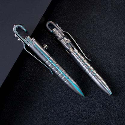 Ultimate GR5 Titanium Bolt Action Pen - Waterproof EDC with Secure Hook