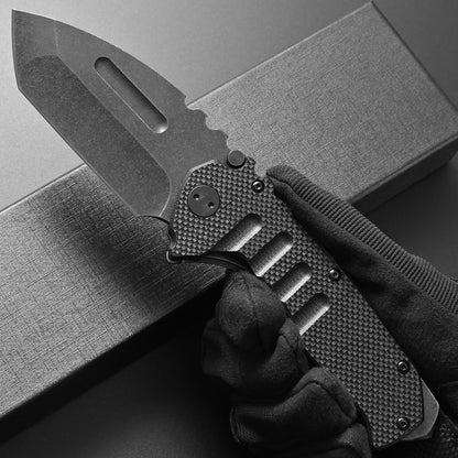 Folding Machete Folding Knife D2 Steel 59-60 HRC Camping Machete Outdoor Knife EDC Survival Knife