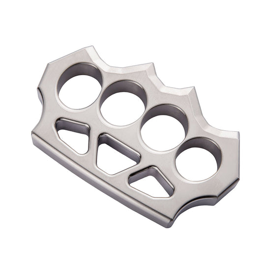 304 Stainless Steel Spiked Four Finger Knuckle - Hollow Lightweight CNC 13mm