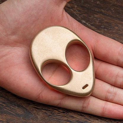 Brass Alien ET Knuckles - Two Finger Stonewash Unique Design For Women