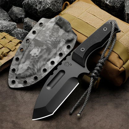 Savage Angel CPM-3V Full Tang Bushcraft Knife - G10 Handle & Kydex Sheath