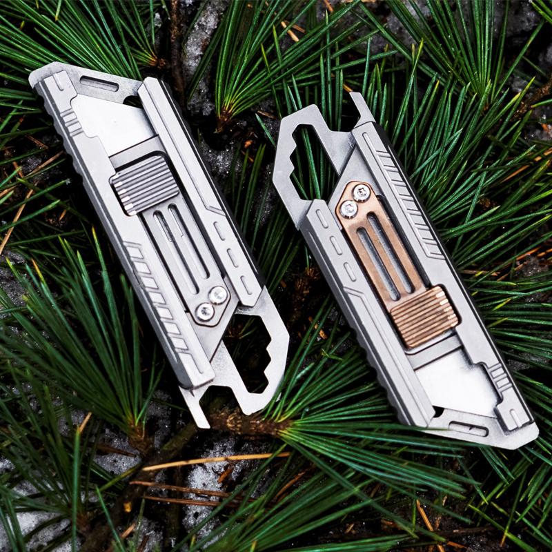 SliceCard Titanium Utility Knife - Credit Card Size 9-in-1 EDC Multitool