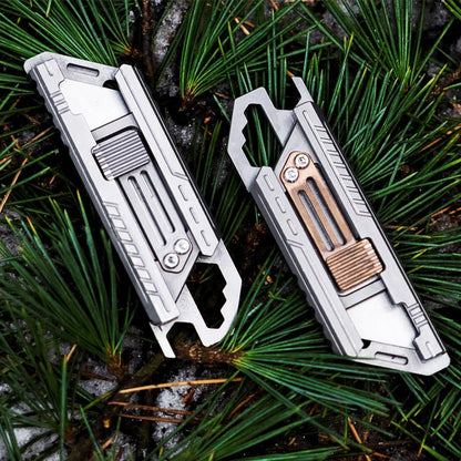 SliceCard Titanium Utility Knife - Credit Card Size 9-in-1 EDC Multitool