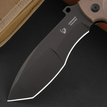Folding Knife Tactical Knife N690 Steel Back-Lock Rescue Knife Camping Survival EDC Outdoor