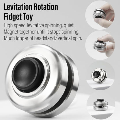 ScaleSpinner Magnetic Levitation Fidget Spinner - Stainless Steel EDC
