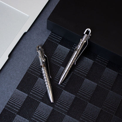 Ultimate GR5 Titanium Bolt Action Pen - Waterproof EDC with Secure Hook