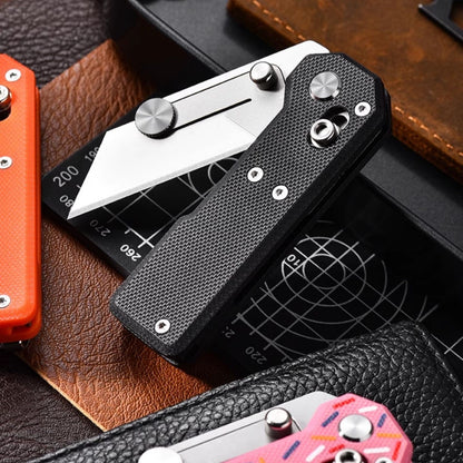 ViperSlide Heavy-Duty Folding Utility Knife - G10 Handle with Axle Lock Multi-Function