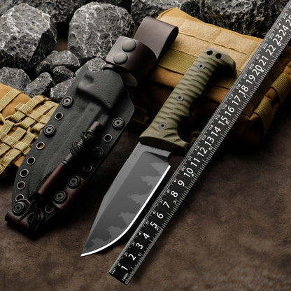 IronClad DC53 Tactical Fixed Blade Knife - 7mm Full-Tang with G10 Handle Survival