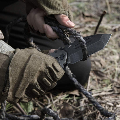 Folding Machete Folding Knife D2 Steel 59-60 HRC Camping Machete Outdoor Knife EDC Survival Knife