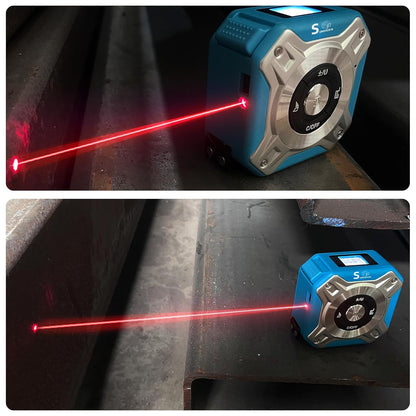 Laser Tape Measure 2-in-1 135ft USB Rechargeable Digital Construction DIY Professional