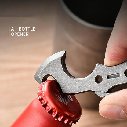TitanSpike Titanium Multi-Tool Card - Crowbar, Wrenches & Bottle Opener EDC