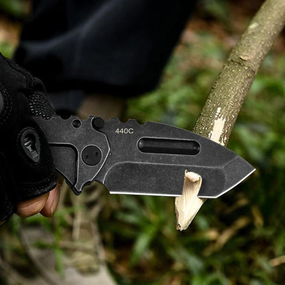 Folding Machete Folding Knife D2 Steel 59-60 HRC Camping Machete Outdoor Knife EDC Survival Knife