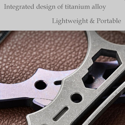TitanSpike Titanium Multi-Tool Card - Crowbar, Wrenches & Bottle Opener EDC