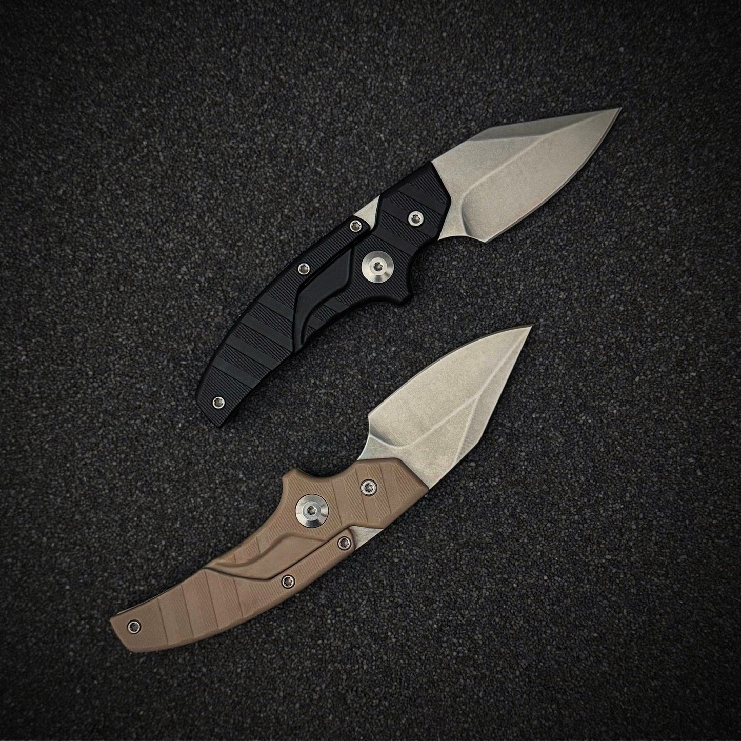 Folding Knife D2 Steel 2-in-1 Transformable Push Dagger EDC Tactical Self Defense