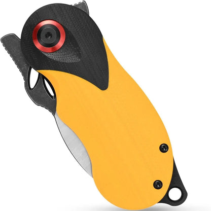 RabbitEdge K110 Folding Knife - Compact EDC with G10 Handle & Ball Bearing