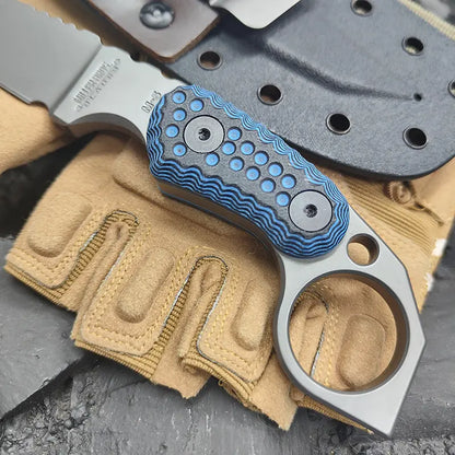 Claw Forge A2 Steel Tactical EDC Knife - G10 Handle