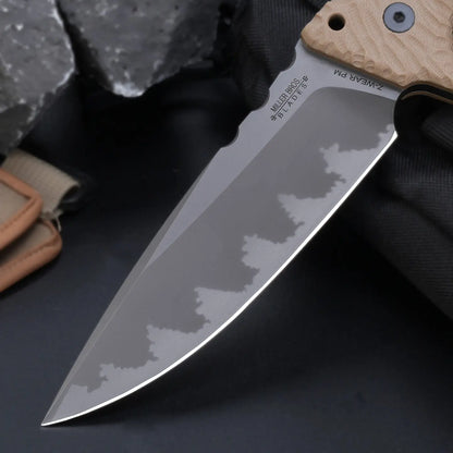 Juggernaut Z-WEAR Steel 8mm Overbuilt Fixed Blade - Tactical Pry-Knife with Hybrid Kydex Sheath