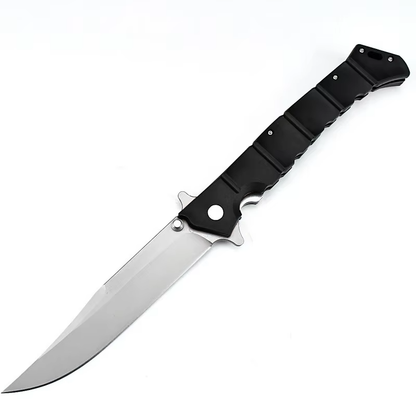Large Folding Knife Clip Point GFN Handle Spring Lock Tactical Military EDC Outdoor