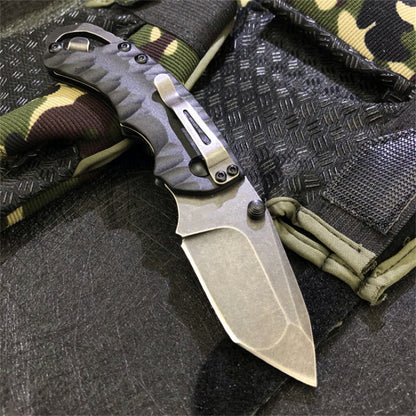 Kershaw 8750 Folding Pocket Knife - 8Cr13MoV Tanto Blade with Dual Thumbstuds EDC