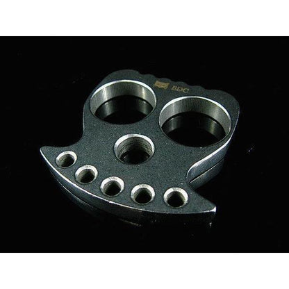9Cr13 Steel Skull Keychain - Two Finger 56HRC Security Friendly Lightweight