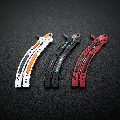 CSGO Butterfly Knife Trainer Blind Box - Armed Shark Balisong Random Skin Flipper