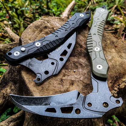 3Cr13 Steel Folding Axe Knife - Ice Axe Design Window Breaker EDC Tool