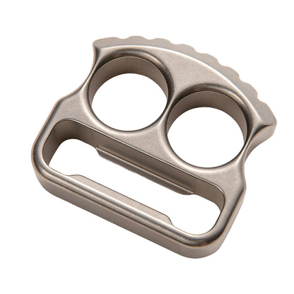 EDC Knuckles – TC4 Titanium Two Finger Bottle Opener 18mm 115g Sandblasted