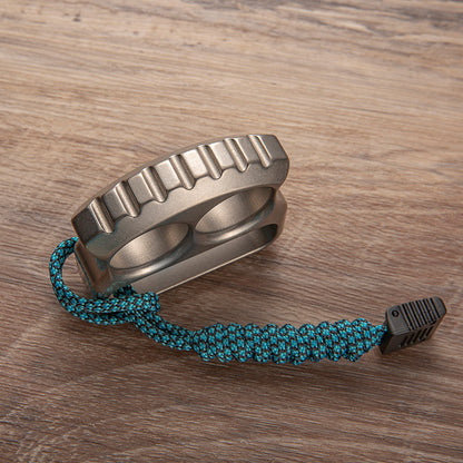 EDC Knuckles – TC4 Titanium Two Finger Bottle Opener 18mm 115g Sandblasted