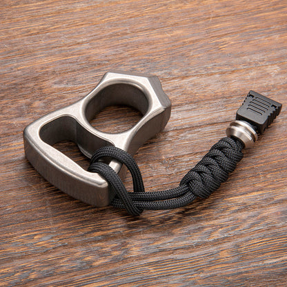 TC21 Titanium Extreme-Thick 18mm Bottle Opener Knuckle - Stonewash Aerospace Grade