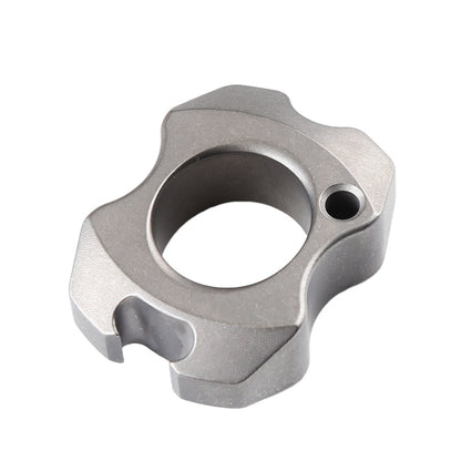 304 Stainless Steel Ultra-Thick Knuckle Bottle Opener - 14mm Sandblasted EDC Ring