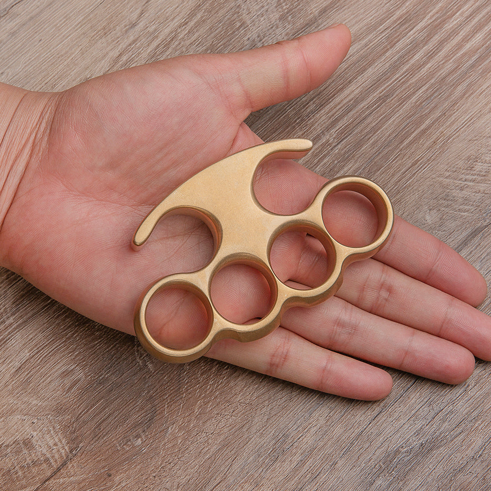 Classic Brass Knuckles - American Style Four Finger Stonewash Finish