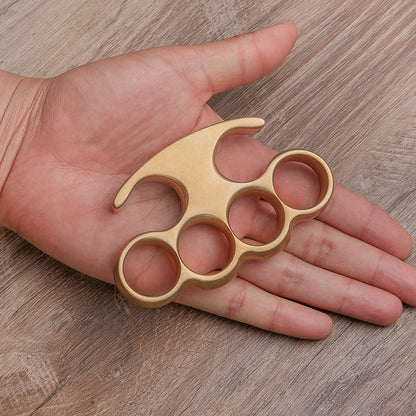 Classic Brass Knuckles - American Style Four Finger Stonewash Finish