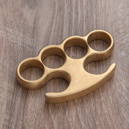 Classic Brass Knuckles - American Style Four Finger Stonewash Finish