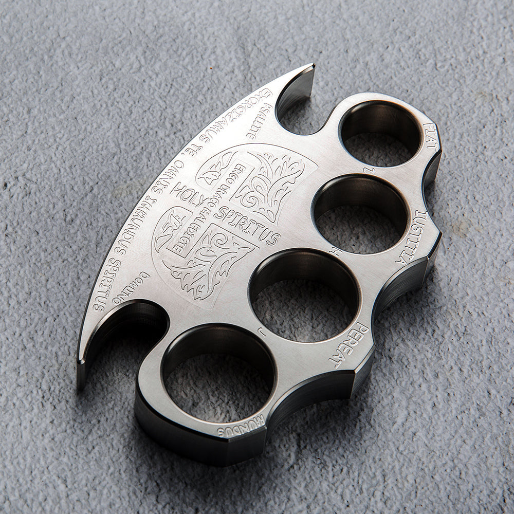 304 Stainless Steel Constantine Holy Spiritus Four Finger Knuckle - CNC 13mm
