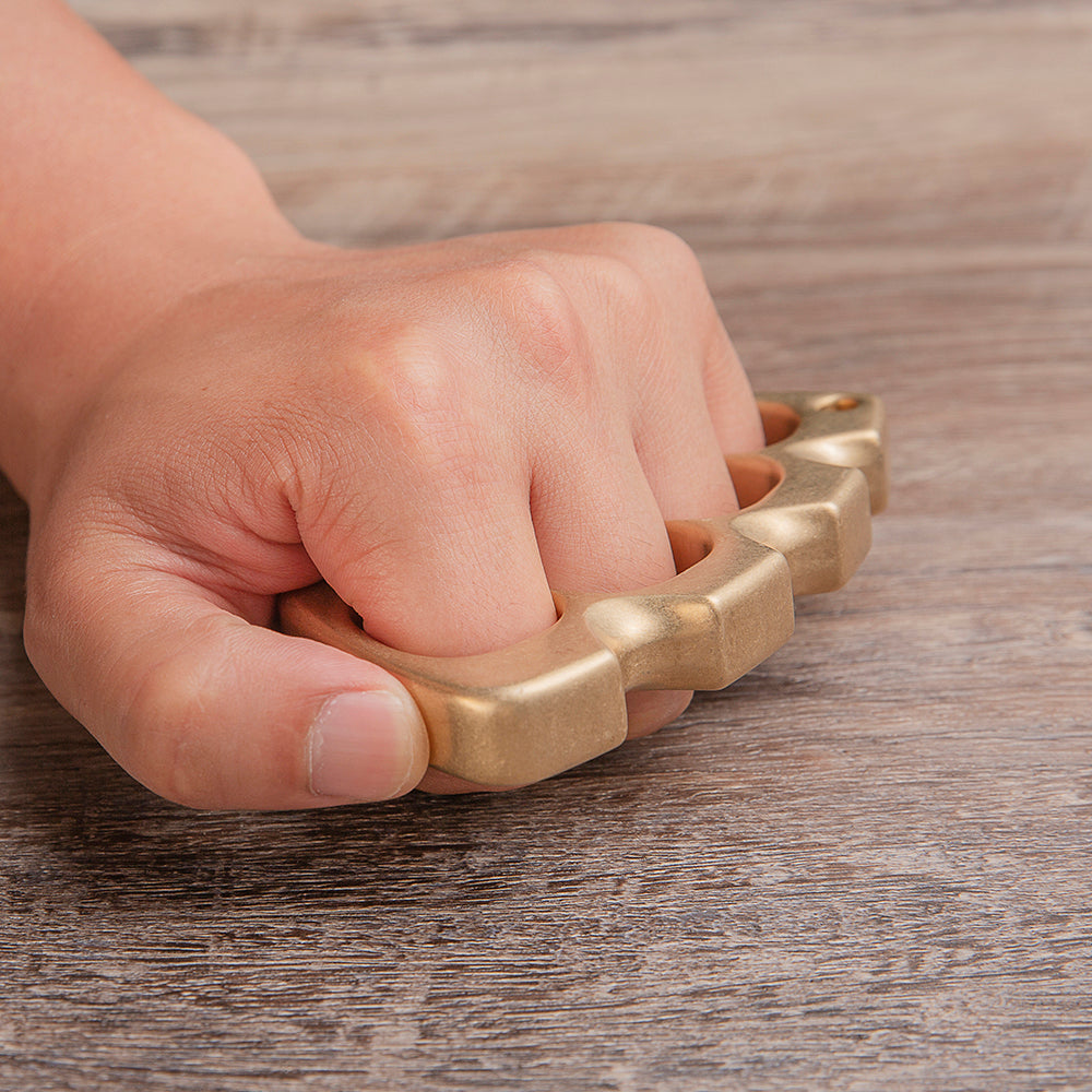Model Z Brass Knuckles - Heavy Duty Four Finger Ultra Large Holes