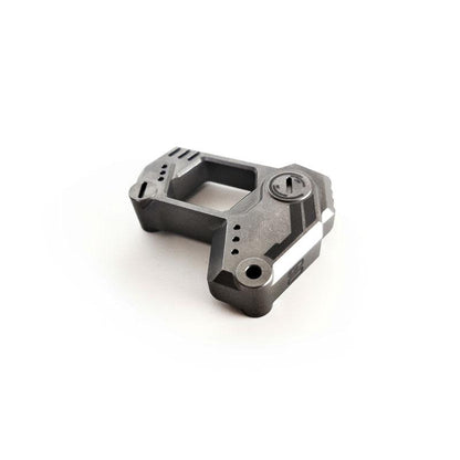 TC4 Titanium Single Finger Ring - Wasteland Style Sandblast 15mm Lightweight