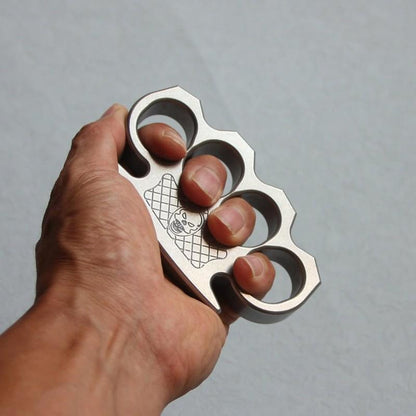Knuckle Duster – Punisher Skull Four Finger 15mm Ultra Thick CNC EDC