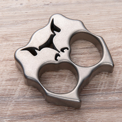 TC4 Titanium Pit Bull Ultra-Thick Two Finger Knuckle - Stonewash 15mm Lightweight