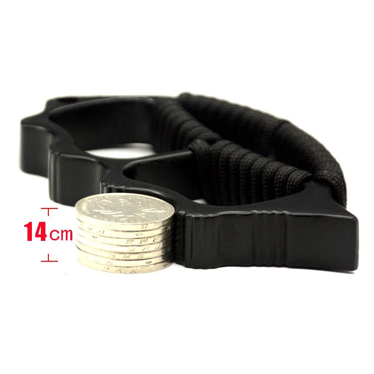 Brass Knuckle Dusters – Full Size Zinc Alloy Side Spike 14mm Four Finger EDC