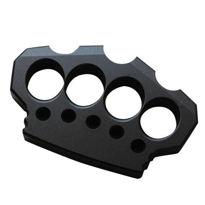 Aerospace Aluminum Alloy Ultra-Thick 15mm Four Finger Knuckle - Black Oxide