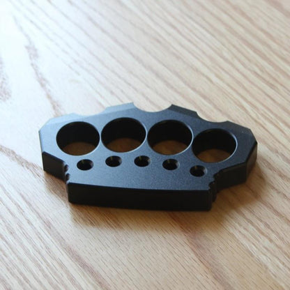 Aerospace Aluminum Alloy Ultra-Thick 15mm Four Finger Knuckle - Black Oxide