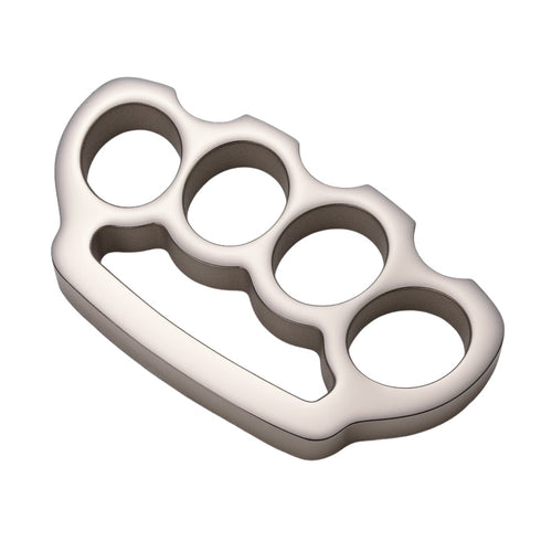 304 Stainless Steel Four Finger Knuckle Duster - Polished Classic EDC
