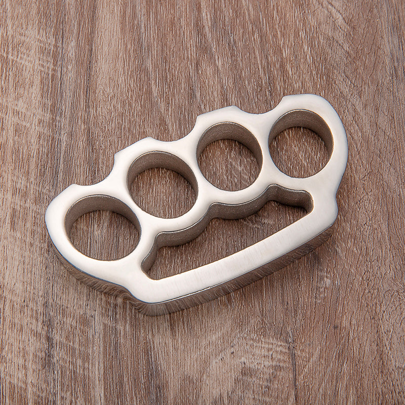304 Stainless Steel Four Finger Knuckle Duster - Polished Classic EDC